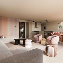 The Woonkamer of Type 12P Comfort - 12C in Landal De Wielsche Dreef
