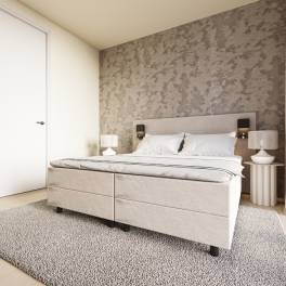The Slaapkamer of Type 12P Extra Luxe Culinair - 12ELC in Landal De Wielsche Dreef