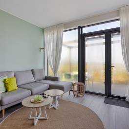 The Woonkamer of nr. 043 - Lodge 4B in Landal Park Wijdenes