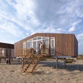 The Buiten of Type Panorama Luxe in Landal Zeezigt