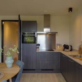 The Keuken of Type Extra Luxe Wellness - 2ELW in Landal De Wielsche Dreef
