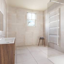 The Badkamer of Type 12P Comfort - 12C in Landal De Wielsche Dreef