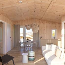 The Woonkamer of Type Panorama Luxe in Landal Zeezigt