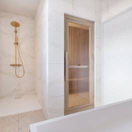 The Badkamer 2 of Type 10P Extra Luxe Wellness - 10ELW in Landal De Wielsche Dreef