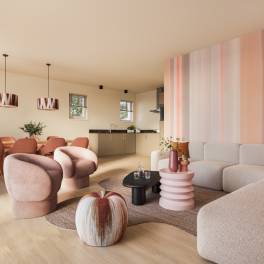The Woonkamer of Type 8P Comfort - 8C in Landal De Wielsche Dreef
