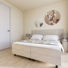 The Slaapkamer of Type 12P Comfort - 12C in Landal De Wielsche Dreef