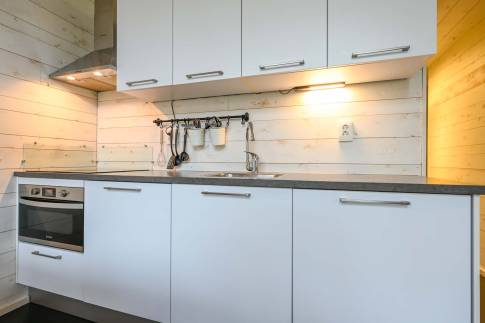The Keuken of nr. 022 - type Lodge 6 in Vakantiepark Schaijk