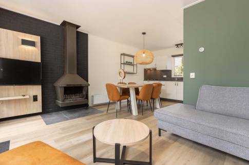 The Woonkamer of nr. 049 - type Bungalow 6C in Landal De Peel