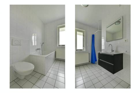 The Badkamer of nr. 529 - type 6D3 in Landal Esonstad