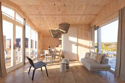 The Woonkamer of Type Panorama Comfort in Landal Zeezigt