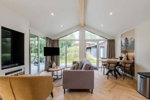 The Woonkamer of Type Greenhouse - 4C3 in Landal Landgoed Bourtange