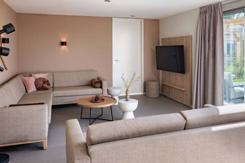 The Woonkamer of Type Familievilla 12 - nr. 7 in Duinresort Dunimar