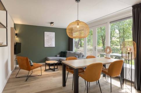 The Eetkamer of nr. 072 - type Bungalow 4 in Landal De Peel