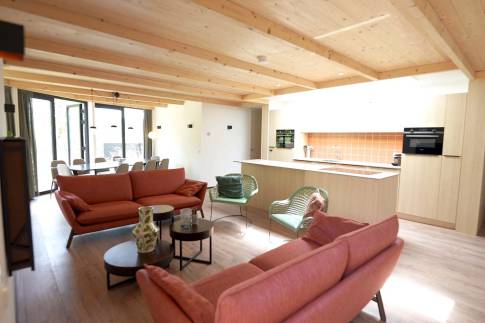 The Woonkamer of Type Circle lodge 10 - nr. 47 in Landal Gulpen