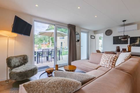 The Woonkamer of Type Bellevue Loft Wellness - 4-6BE1 in Landal Namur Nature