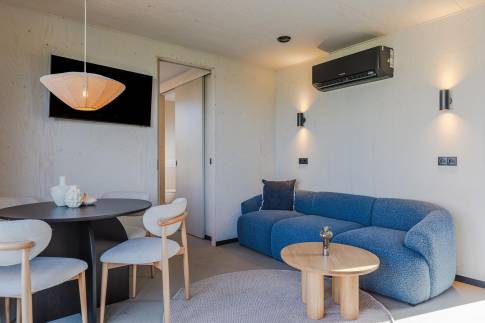The Woonkamer of Type Family Lodge in Landal Soof aan de Rijn