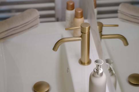 The Badkamer of Type Extra Luxe Wellness - 2ELW in Landal De Wielsche Dreef