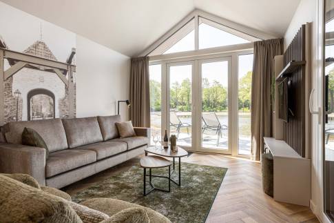 The Woonkamer of Type Jonkheer - 6L2 Waterlocatie in Landal Landgoed Bourtange