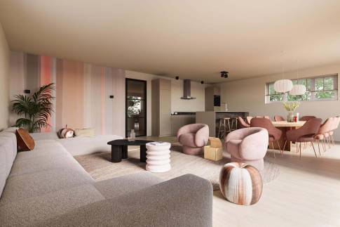 The Woonkamer of Type Comfort - 12C in Landal De Wielsche Dreef