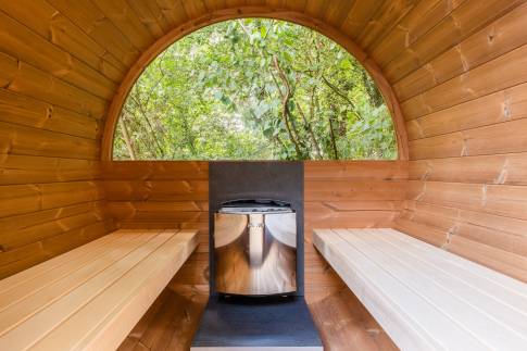 The Sauna of Type Bellevue Loft Wellness - 4-6BE1 in Landal Namur Nature