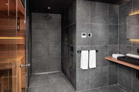 The Badkamer of nr. 101 - type Harmony H4P in Marber Veluwe