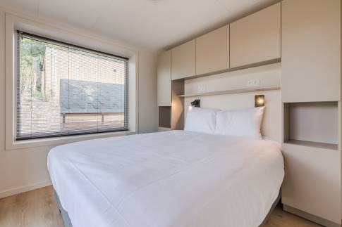 The Slaapkamer 1 of Type Lodge de l'Horizon Wellness - 4BE4 in Landal Namur Nature