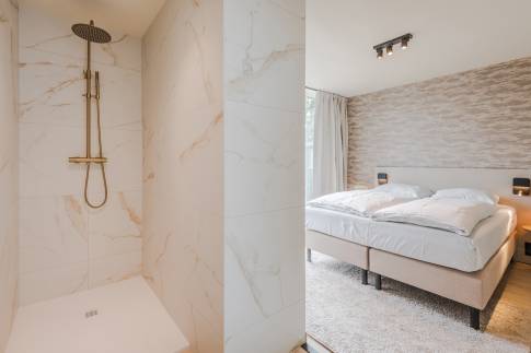The Slaapkamer 1 of Type 4P Extra Luxe Wellness - 4ELW in Landal De Wielsche Dreef