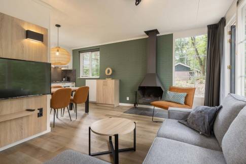 The Woonkamer of Type Bungalow 4C - nr. 68 in Landal De Peel