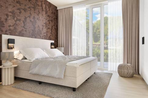 The Slaapkamer of Type 6P Luxe - 6L in Landal De Wielsche Dreef