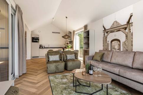 The Woonkamer of Type Jonkheer - 6L2 Waterlocatie in Landal Landgoed Bourtange