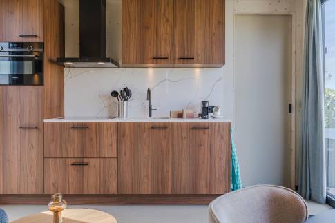 The Keuken of Type Family Lodge in Landal Soof aan de Rijn