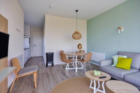 The Woonkamer of nr. 043 - Lodge 4B in Landal Park Wijdenes