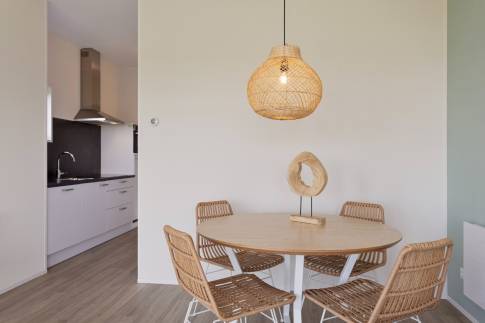 The Eetkamer of nr. 037 - Lodge 4B in Landal Park Wijdenes