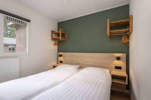 The Slaapkamer 1 of nr. 049 - type Bungalow 6C in Landal De Peel