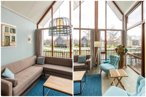 The Woonkamer of Type Vogelenzang 8C - nr. 140 in Landal De Reeuwijkse Plassen