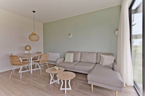 The Woonkamer of nr. 039 - Lodge 4B in Landal Park Wijdenes