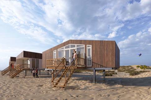 The Buiten of Type Panorama Luxe in Landal Zeezigt
