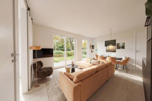 The Woonkamer of Type Bellevue Loft Wellness - 4-6BE1 in Landal Namur Nature