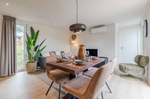 The Woonkamer of Type Lodge de l'Horizon Wellness - 4BE4 in Landal Namur Nature
