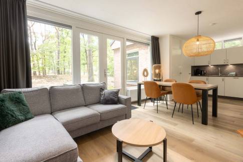The Woonkamer of nr. 072 - type Bungalow 4 in Landal De Peel
