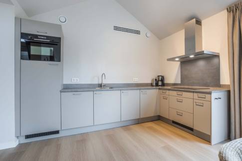 The Keuken of Type Graaf - 6L1 in Landal Landgoed Bourtange