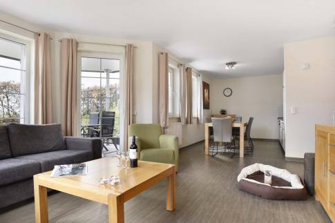 The Woonkamer of nr. 062 - type 6CD in Landal Salztal Paradies