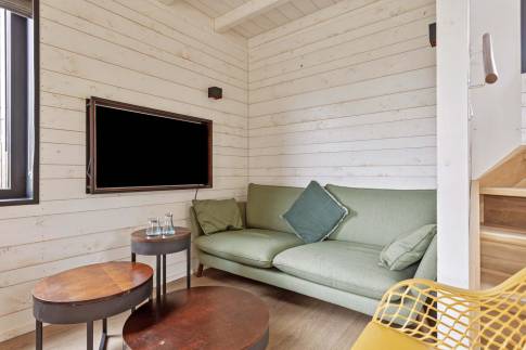 The Woonkamer of Type Hilltop Lodge 4 - nr. 116 in Landal Gulpen