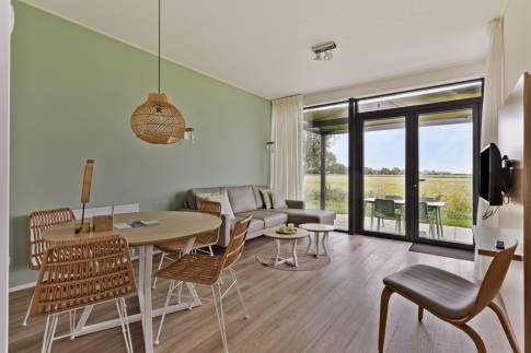 The Woonkamer of nr. 039 - Lodge 4B in Landal Park Wijdenes