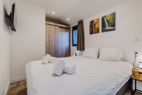 The Slaapkamer 1 of Type Lodge de l'Horizon - 4B2 in Landal Namur Nature