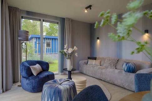 The Woonkamer of Type Extra Luxe Wellness - 2ELW in Landal De Wielsche Dreef
