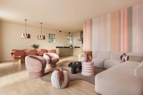 The Woonkamer of Type Comfort - 8C in Landal De Wielsche Dreef