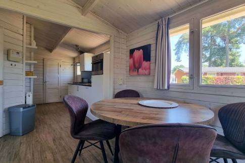 The Eetkamer of nr. 294 - type Buitenverblijf Wellness 4 in Resort Arcen