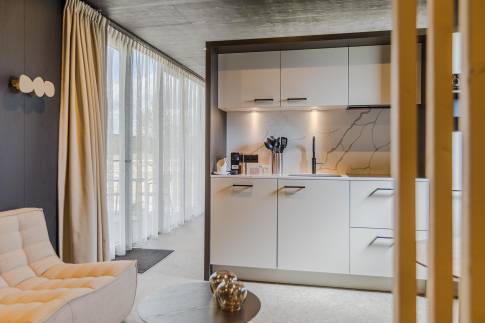 The Keuken of Type Solar Hotel Suite in Landal Soof aan de Rijn