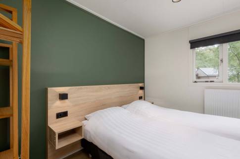 The Slaapkamer 2 of nr. 049 - type Bungalow 6C in Landal De Peel